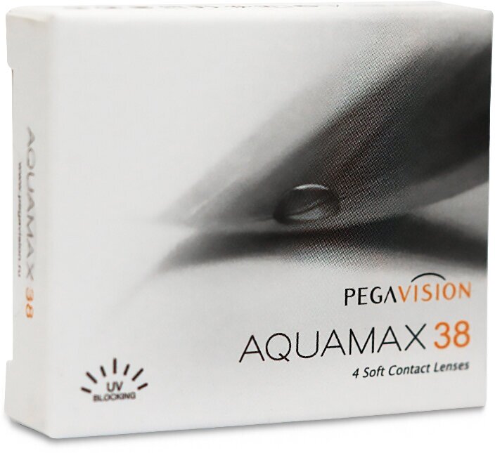 PegaVision Aquamax 38 (4 линзы) Квартальные -4.25 R 8.6