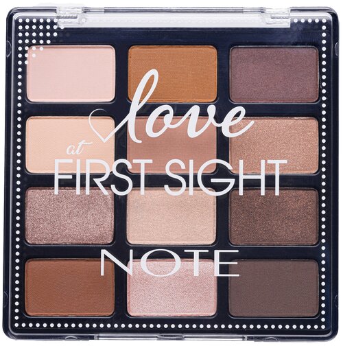 Note Палетка теней Love At First Sight, 15.6 г