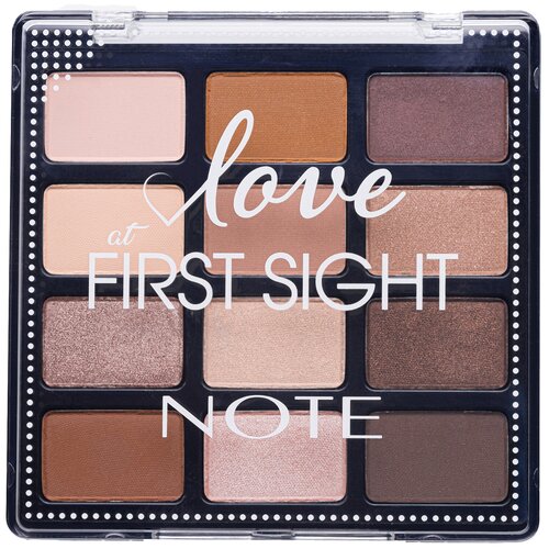 Note Палетка теней Love At First Sight, 15.6 г