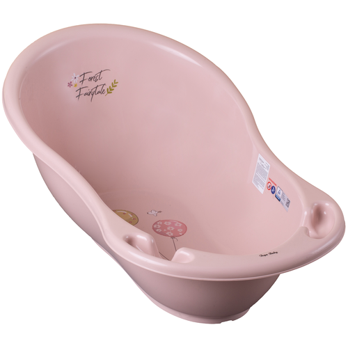 Ванночка Tega Baby Forest Fairytale (FF-004), светло-розовый, 47х30х86 см ванночка tega baby rabbits кр 004 розовый 28 л 49х30х86 см
