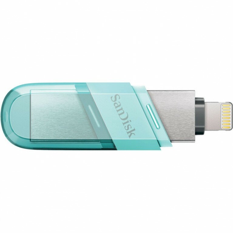 Накопитель USB 3.1 128GB SanDisk /Lightning Ice Mint - фото №3