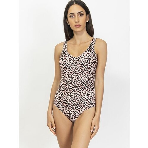 фото Слитный купальник sielei, размер 4c, бежевый