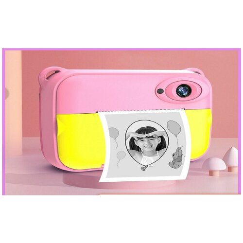 Детский фотоаппарат Children HD camera с моментальной печатью цвет розовый размер 111 х 80 х 45 см 450000₽