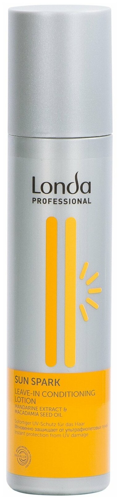 Londa Professional SUN SPARK Несмываемый лосьон-кондиционер для защиты волос от УФ-лучей, 250 мл