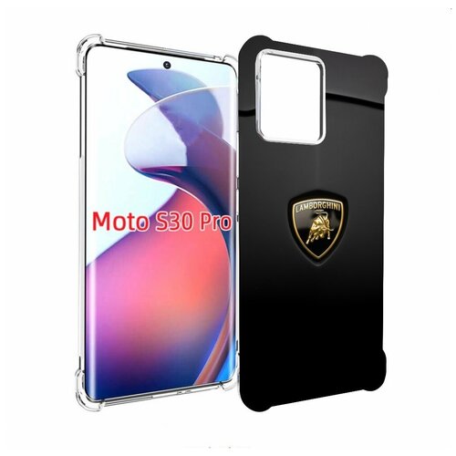 Чехол MyPads lamborghini ламба 3 для Motorola Moto S30 Pro задняя-панель-накладка-бампер