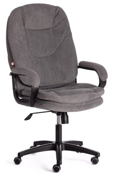 Кресло руководителя Tetchair COMFORT LT (22) флок , серый, 29