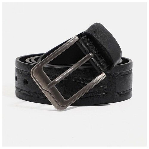 фото Ремень сима-ленд, размер 135, черный сима-лэнд