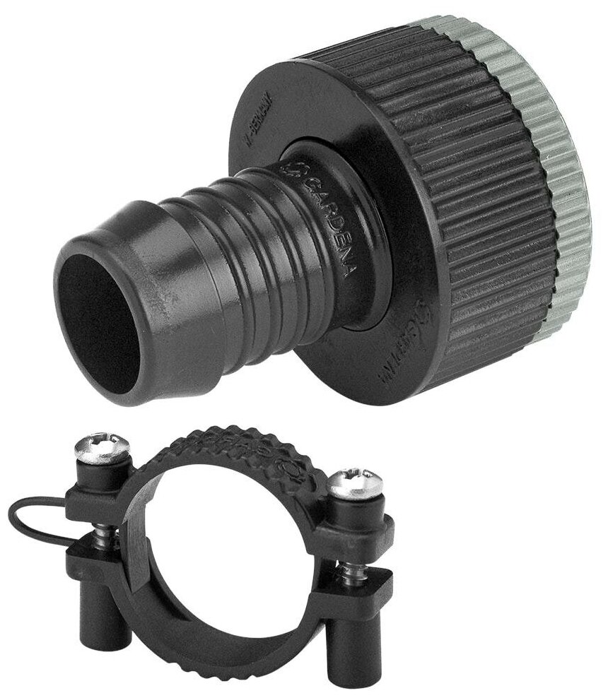 Штуцер Gardena резьбовой 3/4 с хомутом