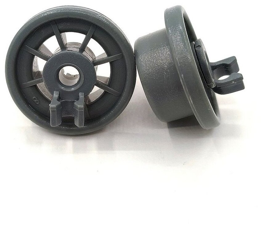 фото Ролики для нижней корзины посудомоечной машины комплект 2 шт.