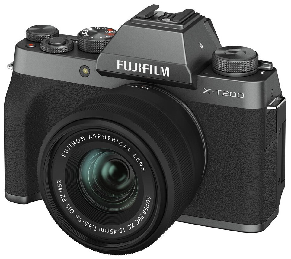 Цифровой фотоаппарат FujiFilm X-T200 kit XC15-45mm OIS PZ Black
