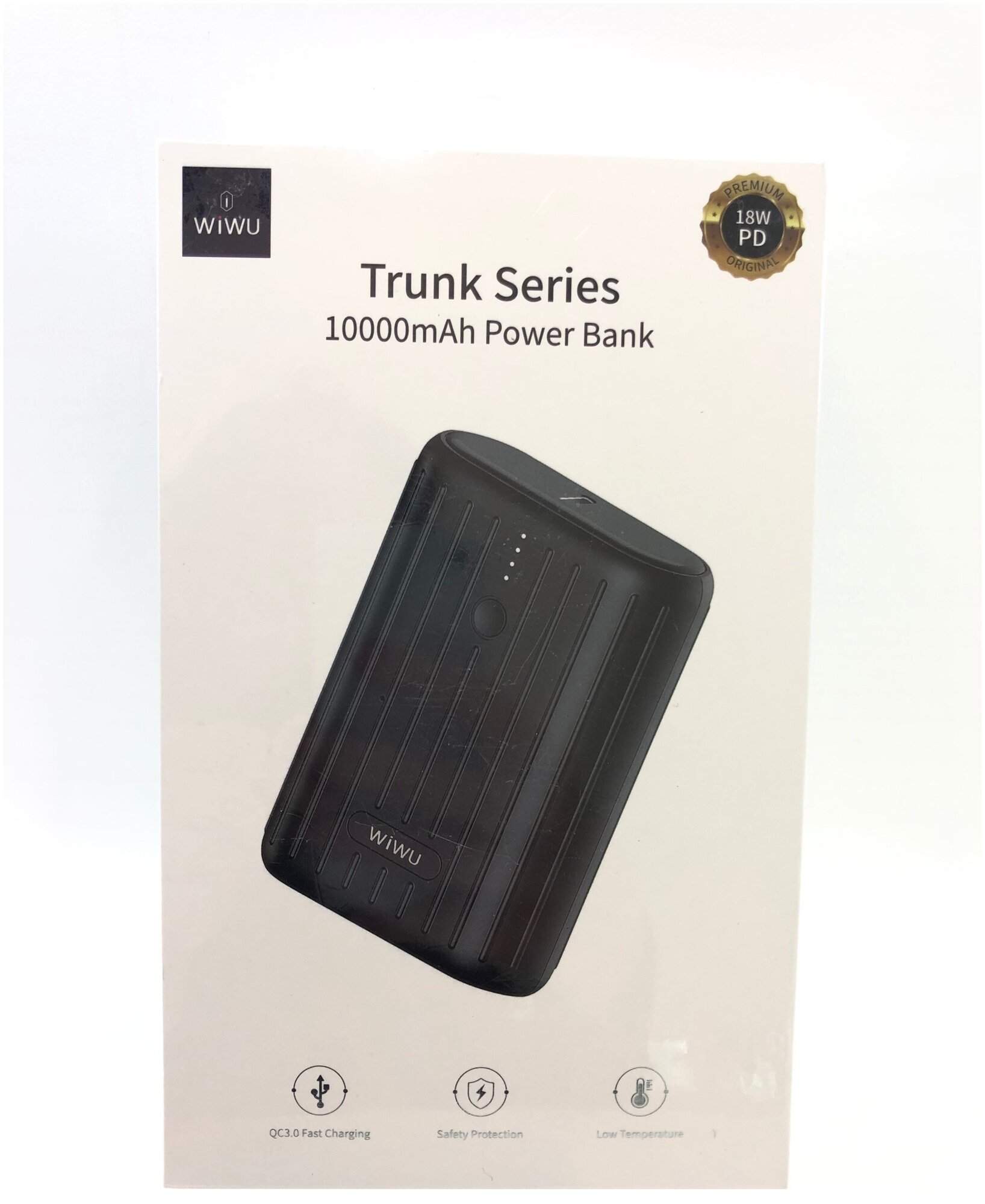 Внешний аккумулятор Wiwu Power Bank Wi-P005 10000mAh Black 6976195093148