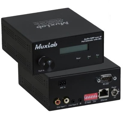 Преобразователь MuxLab 500755-70V аналогового сигнала усилителя в электрический 70В