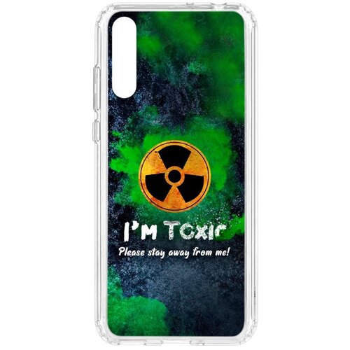 фото Чехол на huawei y8p kruche print toxic кruче