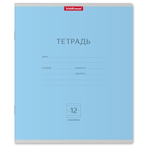 Тетрадь 12 листов в линейку. ErichKrause® 