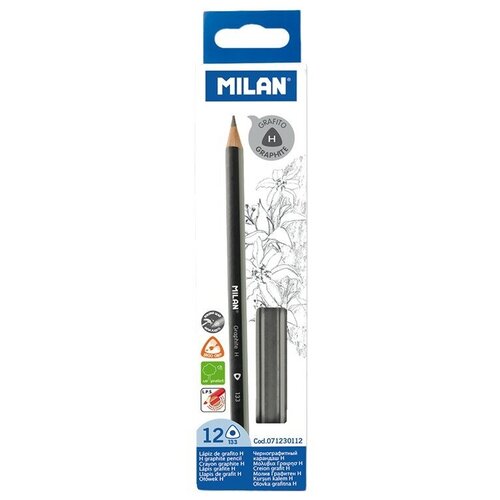 фото Milan набор чернографитных карандашей 12 шт. (71230112)