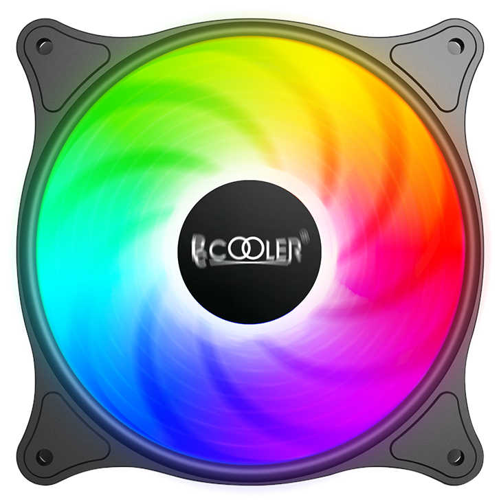 Вентилятор для корпуса PCCooler FX-120-3 Fixed Color FAN 120x120x25мм FX-120-3 .