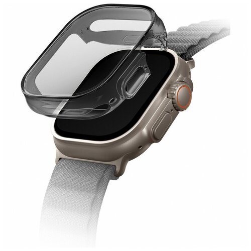 Чехол Uniq Garde для Apple Watch Ultra 49 мм, цвет Серый (49MM-GARSMK)