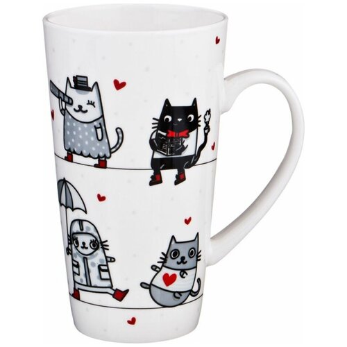 фото Lefard кружка кошки 500 мл белый