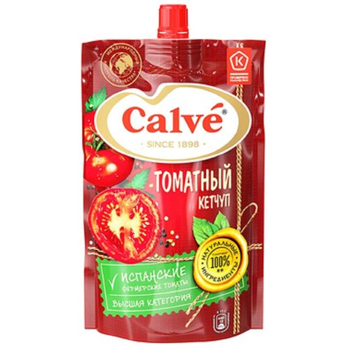 "Calve", кетчуп Томатный, 350 г