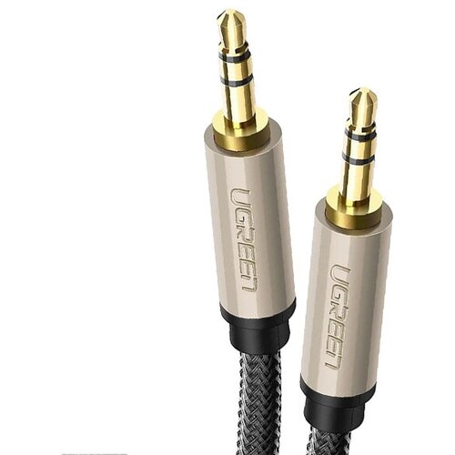 Аксессуар Ugreen AV125 Jack 3.5mm - Jack 3.5mm 1m Grey 10602