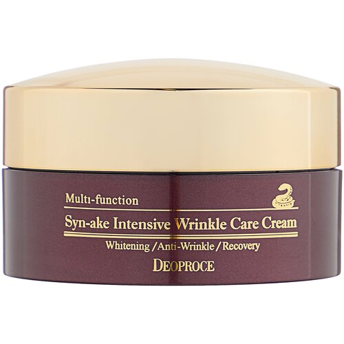 Deoproce Syn-Ake Intensive Wrinkle Care Cream Крем для лица со змеиным ядом, 100 мл крем для лица deoproce synake intensive wrinkle care cream 100 гр