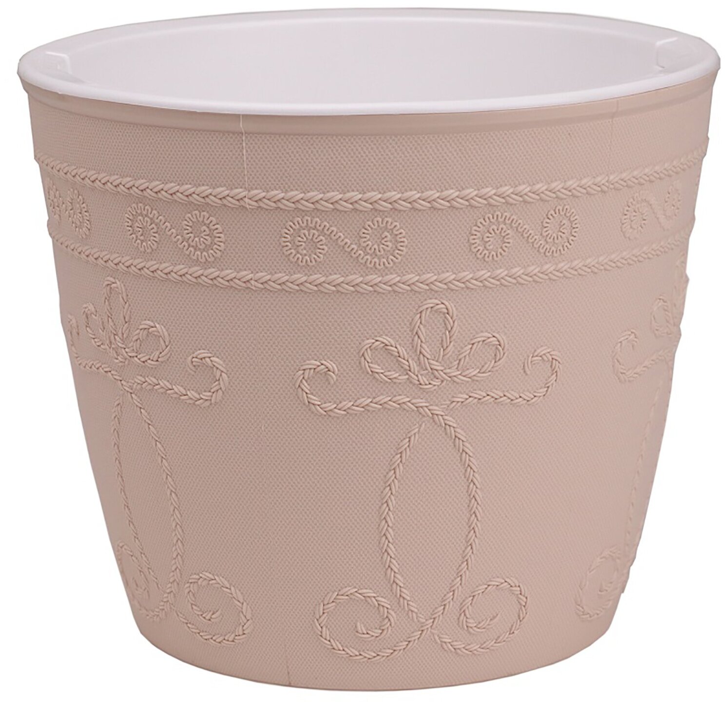 фото Кашпо Ажур 3л пудровый