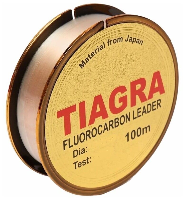 Флюорокарбоновая леска для рыбалки Tiagra, 1 шт. по 100 м; 0.25 мм .