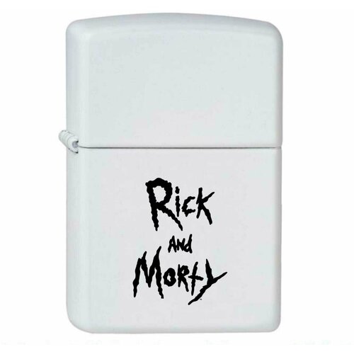 Зажигалка бензиновая Mewni-Shop, с принтом "Рик и Морти, Rick and Morty" - RAM0007