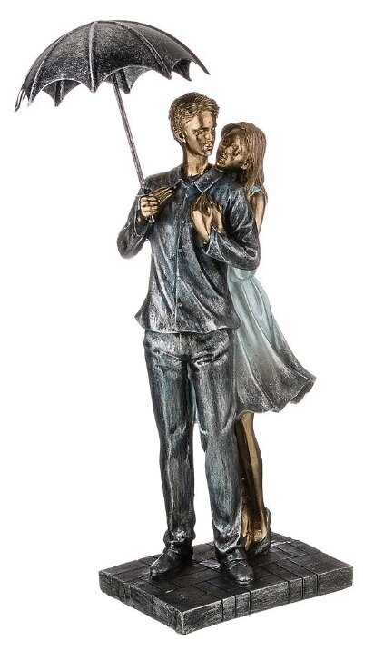 статуэтка LEFARD Фьюжн Влюбленные 11,5х8,5х29,5см полистоун - фото №1