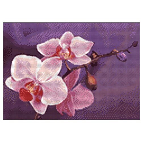 Гранни Набор алмазной вышивки Ветвь орхидеи (ag4634) 38x27 см гранни набор алмазной вышивки ветвь орхидеи ag4634 38x27 см