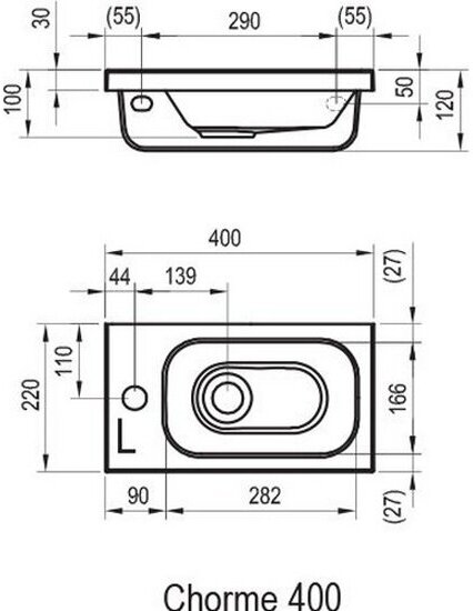 Миниумывальник Chrome 400 левый - фотография № 10