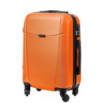 Чемодан Bonle, премиум ABS-пластик, Оранжевый, размер S, 55 см, 37 л - изображение