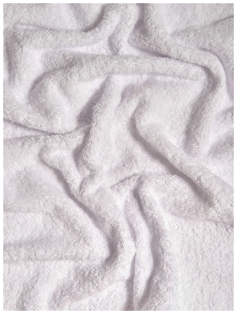 Полотенце махровое отельное 50*100см (470гр/м2), белое, 100%хлопок - фотография № 6
