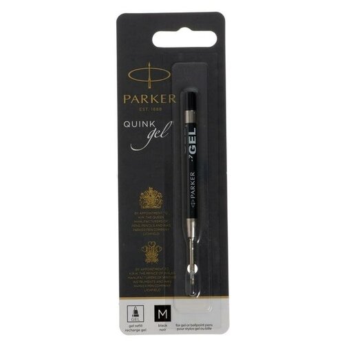 Стержень для гелевой ручки Parker Quink Gel Pen Refill Z05 М, 1.0 мм, чёрные чернила, 100 мм
