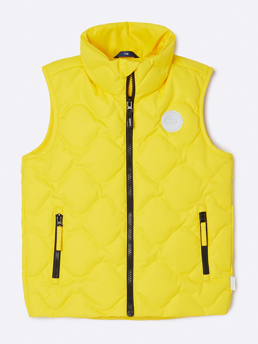 Жилет утеплённый Lassie Inkeri, размер 110, Желтый — фото 1