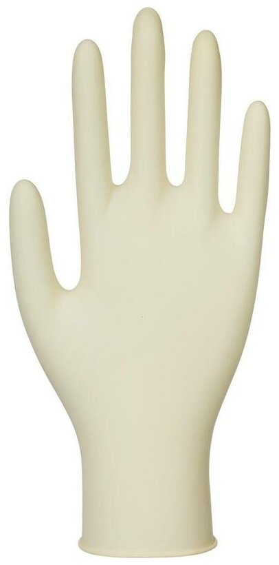 Перчатки латексные DERMAGRIP Classic, цвет: бежевый, размер XS, 100 шт. (50 пар), двойной хлоринации, D1500-10)