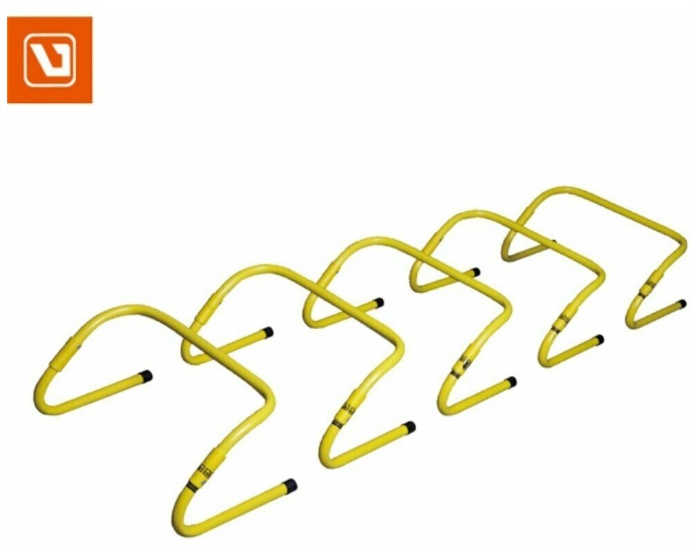 Барьеры для тренировок LiveUp QUICK HURDLES цвет: желтый, размер: onesize — фото 1