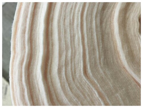 Фетр корейский мягкий листовой 33х110 см (1 шт/упак) толщина 1 мм, цвет кремовый RN-24 / для творчества рукоделия