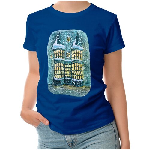 фото Футболка roly, размер 2xl, синий