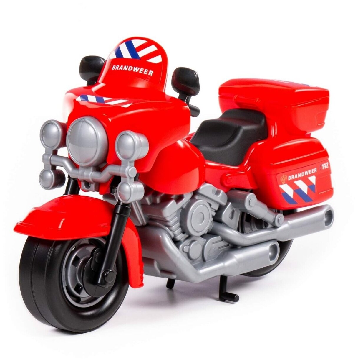 Мотоцикл Полесье пожарный (NL) в пакете (71316)