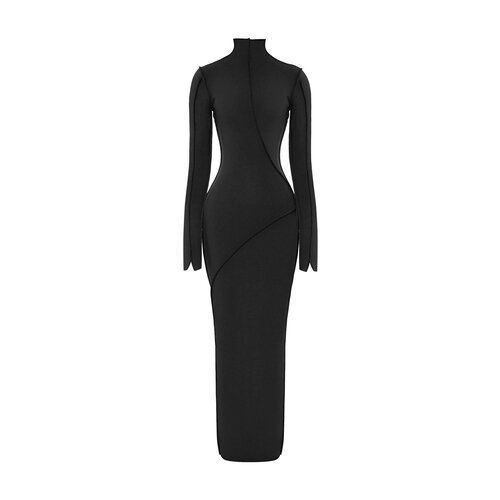 фото Платье xsai long dress, размер l, черный