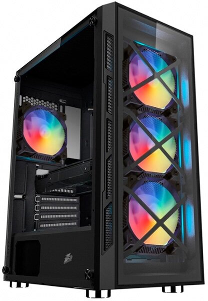 Корпус 1stPlayer FireBase XP-G ATX без БП XP-G-BK-4F1