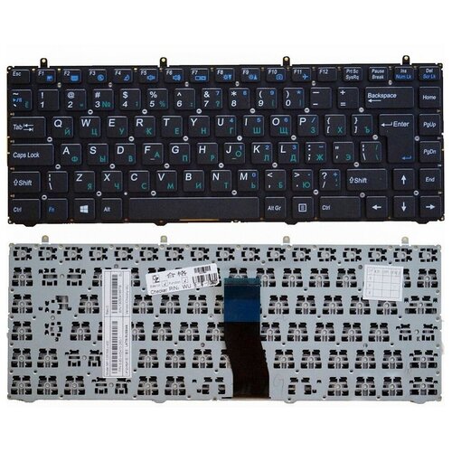 Клавиатура для ноутбука DNS Clevo W230 PN 6-80-W5470-280-1 MP-12R76SU-430 6-80-W5470-030-1 1059₽