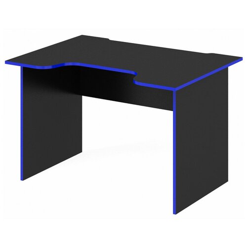 фото Игровой стол e-sport gear small, шхг: 120х87 см, цвет: черный/синий