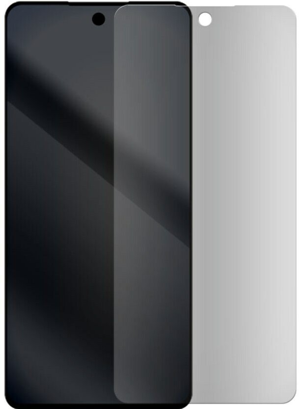 Стекло защитное гибридное матовое Krutoff для Samsung Galaxy A73 5G (A736)