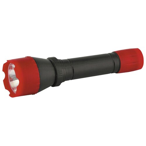 Фонарь 6102-TH красный 1 светод., 1режим, 2xR06 Ultra Flash