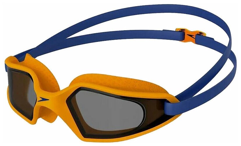 Speedo Очки для плавания Speedo Hydropulse детские синий/оранжевый/серый