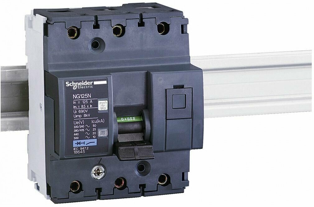 Автоматический выключатель Schneider Electric Acti9 3P 16А (C) 10кА