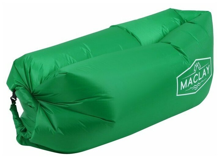 Надувной диван Maclay «Ламзак», 190Т, 180х70х45 см, цвет зелёный