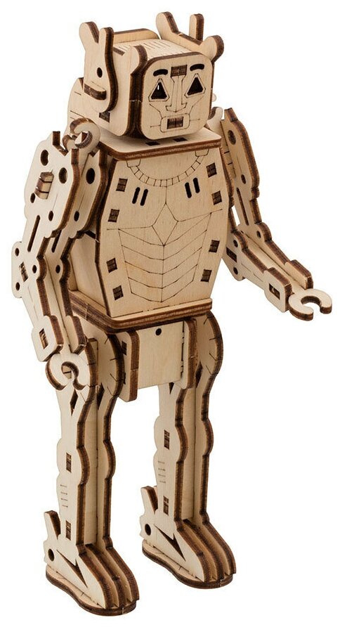Пазлы деревянные 3D Робот Нунки-R3